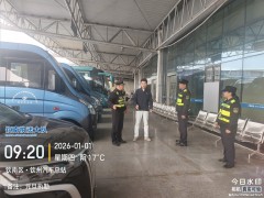 钦州交通执法人员元旦坚守岗位 筑牢节日安全防线